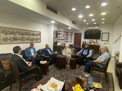 اجتماع فلسطيني لبناني في مكتب سماحة الشيخ ماهر حمود