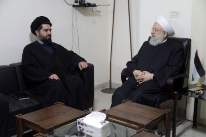 سماحة الشيخ ماهر حمود يستقبل وفدا من جبهة النضال الفلسطيني